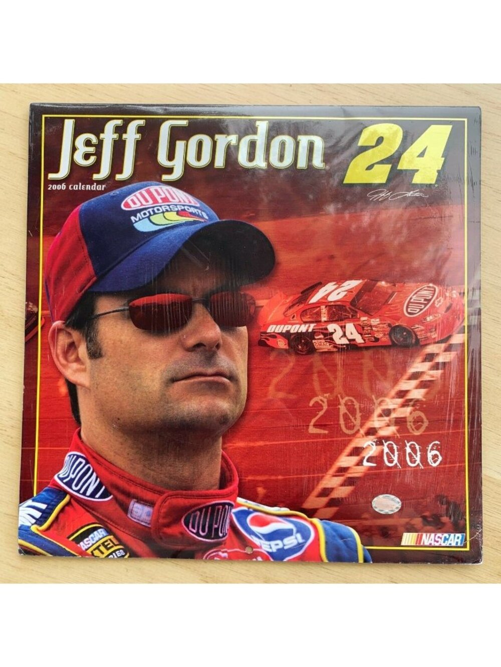 Jeff Gordon 2006 NASCAR 12" Wall Calendar #24 Dupont Racing Memorabilia
